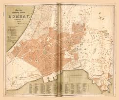 Map of Mumbai (Bombay), India (1855) - Yvonne - Drawings & Illustration,  Places & Travel, Asia, India - ArtPal