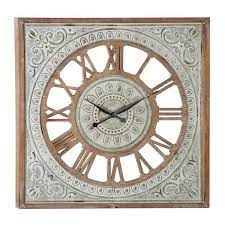 Metal Scroll Og Wall Clock