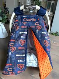Baby Car Seat Covers Chicago Bears Team