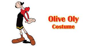 wearing olive oyl costume