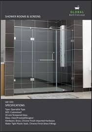 Sliding Type Glass Shower Cubicle