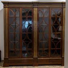 Antique Empire Library Cabinet For