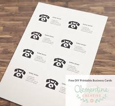 Do you need business cards for your services or side hustle? Business Card Template Print At Home Promotions