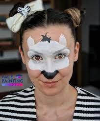 zebra face paint tutorial