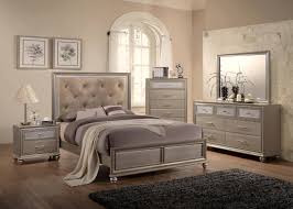We've got you covered there too with comfortable mattresses in every size. Buy Crown Mark B4390 Lila Queen Platform Bedroom Set 6 Pcs In Champagne Silver Vinyl Online