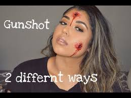 bullet wound makeup tutorial you