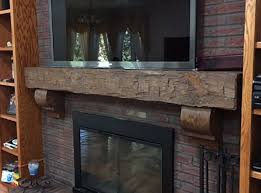 timber barn beam fireplace mantels