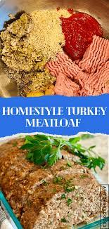 homestyle turkey meatloaf with mushrooms