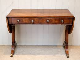 Figured Yew Wood Sofa Table Antiques