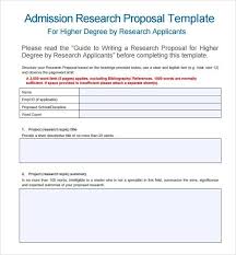 Proposal Templates          Free Word  PDF  Format Download    Free     PHD Dissertation    