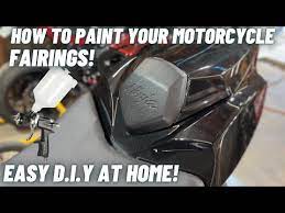 how to paint your motorcycle fairings