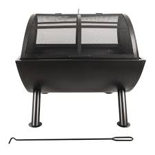 You don't want any accidental fires! Backyard Creations 40 Kingsbury Steel Fire Pit At Menards