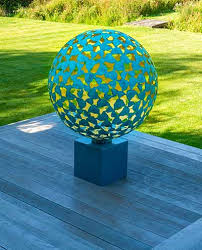 Bronze Garden Sphere Large And Small