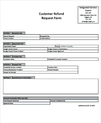 Sample Customer Request Form Examples In Word New Template
