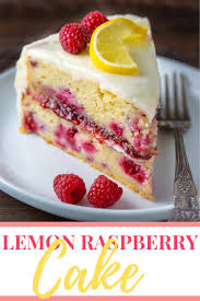 lemon raspberry cake baker by nature