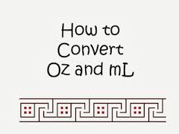 Student Survive 2 Thrive How To Convert Oz To Ml Quick