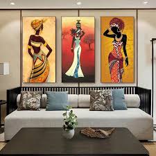 African Art Woman Scandinavian Art