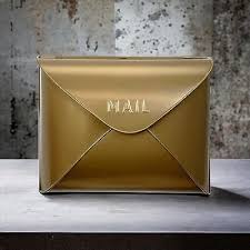 Mb 6942 Envelope Mailbox Antique Brass