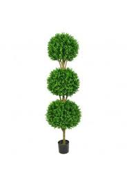 Artificial Double Ball Topiary Tree