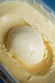 homemade vanilla ice cream my