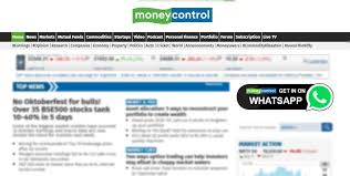 Know about moneycontrol history, share price, how to login, features and all information. Moneycontrol Alerts On Whatsapp All You Need To Know Wealthpedia