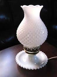 Milk Glass Lamp White Milk Glass