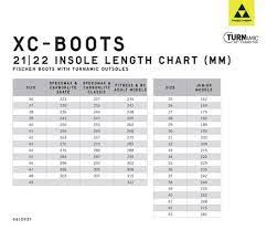 nordic boot sizing by fischer sports