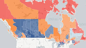 So far the canadian election maps that i have seen haven't been very informative. Vote Compass Canadians Predict Who They Think Will Win Their Riding Cbc News