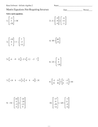 Matrix Equations 1 Kuta