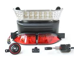 Club Car Precedent Golf Cart Light Kit Complete Street Legal Led Lights