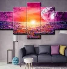Modern Unframed Large Canvas Home Wall