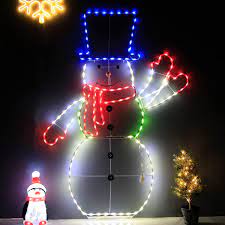 hawisphy led snowman for
