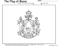 Free coloring pages to print or color online. Usa And State Flag Coloring Printouts Enchantedlearning Com
