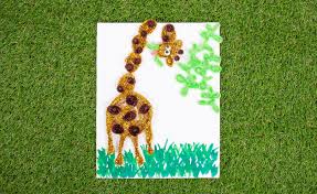 Try few giraffe crafts among top 9 below mentioned crafts here is a lovely hand print craft giraffe that you can help your kids make. Fuzzy Stick Giraffe Craft Craft Project Ideas