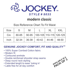 Logical Jockey Boxer Size Chart 2019