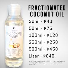 fractionated coconut oil carrier oil