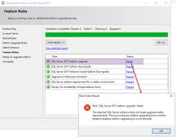Sql Server Upgrade Blocked The Specified Edition Upgrade