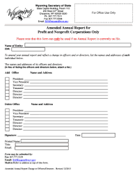 20 Printable Free Annual Report Template Non Profit Forms