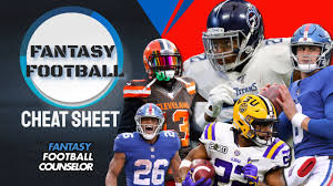 2020 player rankings by position. Fantasy Football Cheat Sheet 2020 Print Out And Dominate