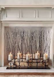 20 Romantic Fireplace Candle Ideas