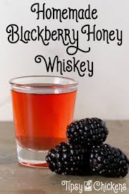 homemade american honey blackberry whiskey