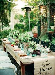 Spring Theme Party Outdoor Dinner