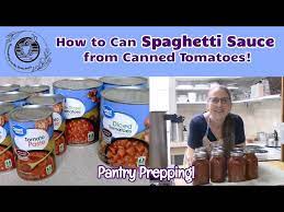 how to make can spaghetti sauce from