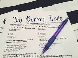 Jun 28, 2021 · 90s trivia questions and answers printable. Halloween Game Tim Burton Trivia A Free Printable Spooky Little Halloween