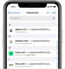 If you want to edit the information e.g. How To Find Saved Passwords On Your Iphone Apple Support