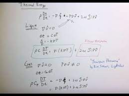 Derivation Of The Energy Equation You