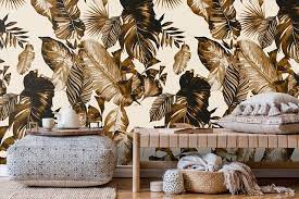 Tropical Wall Mural L And Stick Leaf