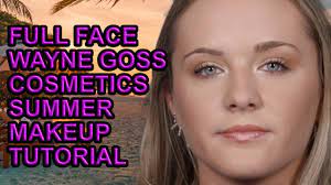 full face using wayne goss cosmetics