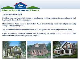 Monster House Plans Offers Luxury House