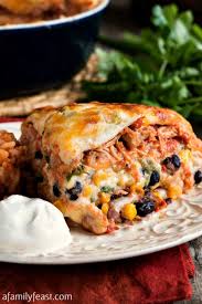 mexican lasagna with white sauce